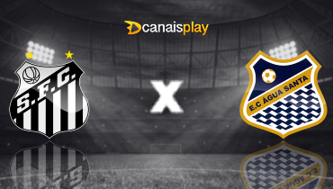 Assistir Santos x Água Santa ao vivo online 16/02/2025