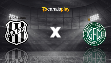 Assistir Ponte Preta x Guarani ao vivo online 11/10/2025