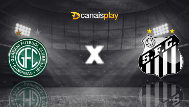 Assistir Guarani x Santos ao vivo online 18/01/2026